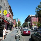 Quartier de Williamsburg, à l'est de NYC