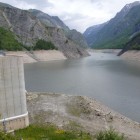 Barrage de Chambon, juste avant les 2 Alpes.